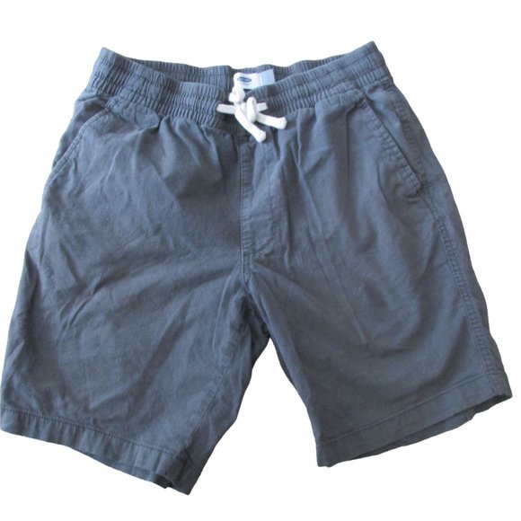 Old Navy Pull On Bermuda Elastic Shorts Youth‎ Boys Small SP Dark Gray Pockets - Picture 1 of 6